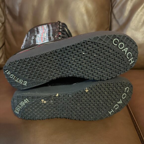 Coach Peggey Quilted Snow Boots - Picture 6 of 9